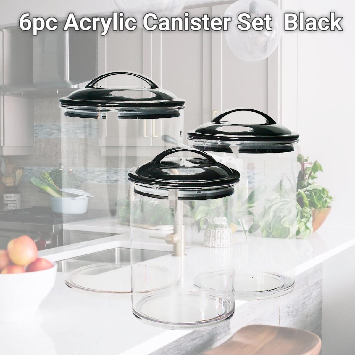 Picture of Calypso Basics by Reston Lloyd Acrylic Storage Canisters, Set of 3