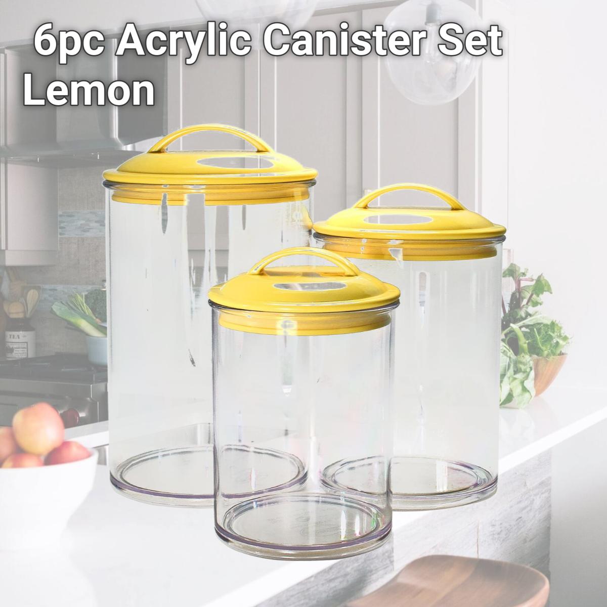 Picture of Calypso Basics by Reston Lloyd Acrylic Storage Canisters, Set of 3