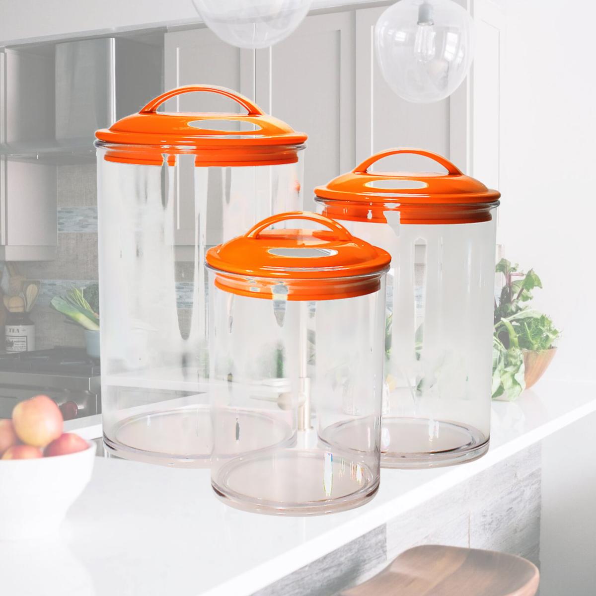 Picture of Calypso Basics by Reston Lloyd Acrylic Storage Canisters, Set of 3
