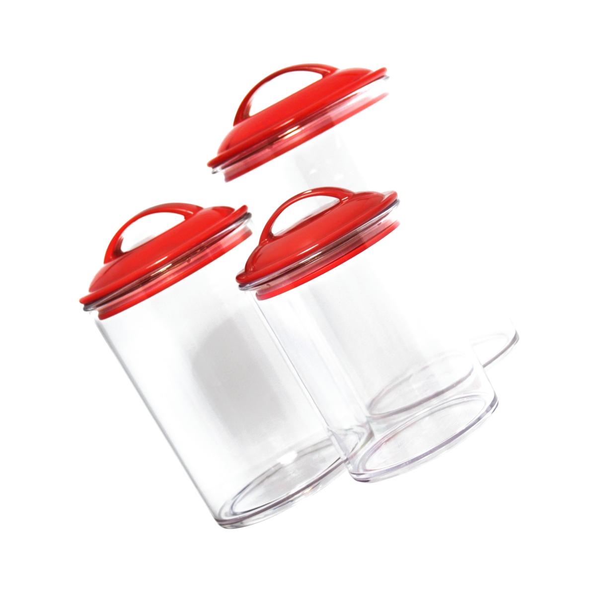 Picture of Calypso Basics by Reston Lloyd Acrylic Storage Canisters, Set of 3
