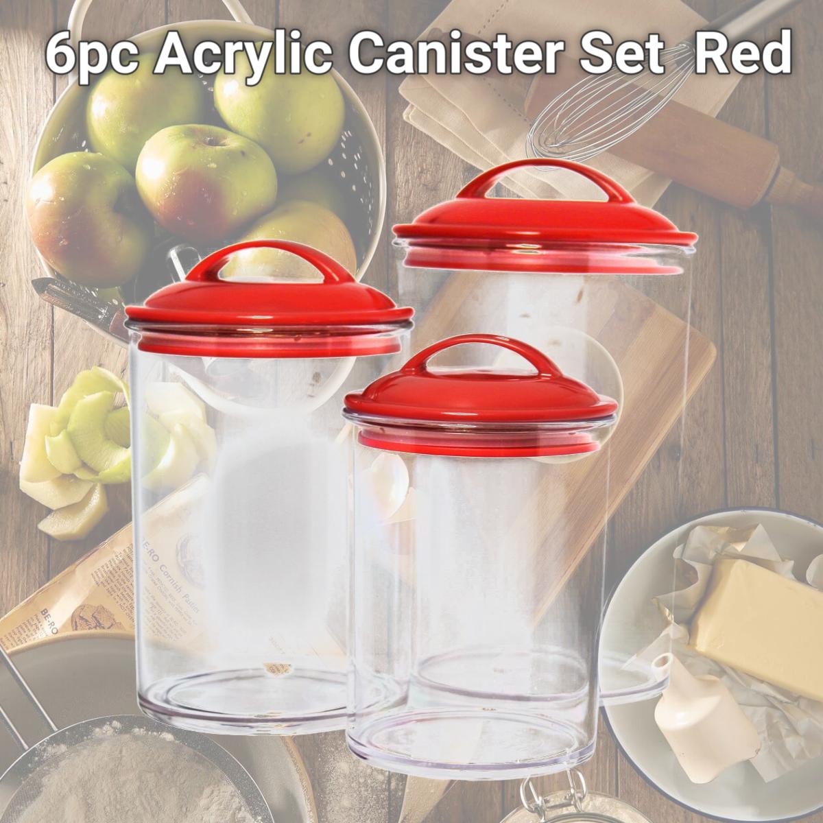 Picture of Calypso Basics by Reston Lloyd Acrylic Storage Canisters, Set of 3