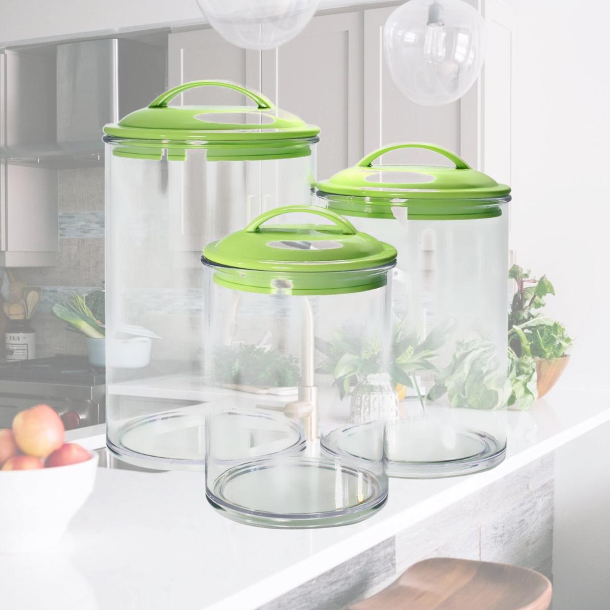 Picture of Calypso Basics by Reston Lloyd Acrylic Storage Canisters, Set of 3