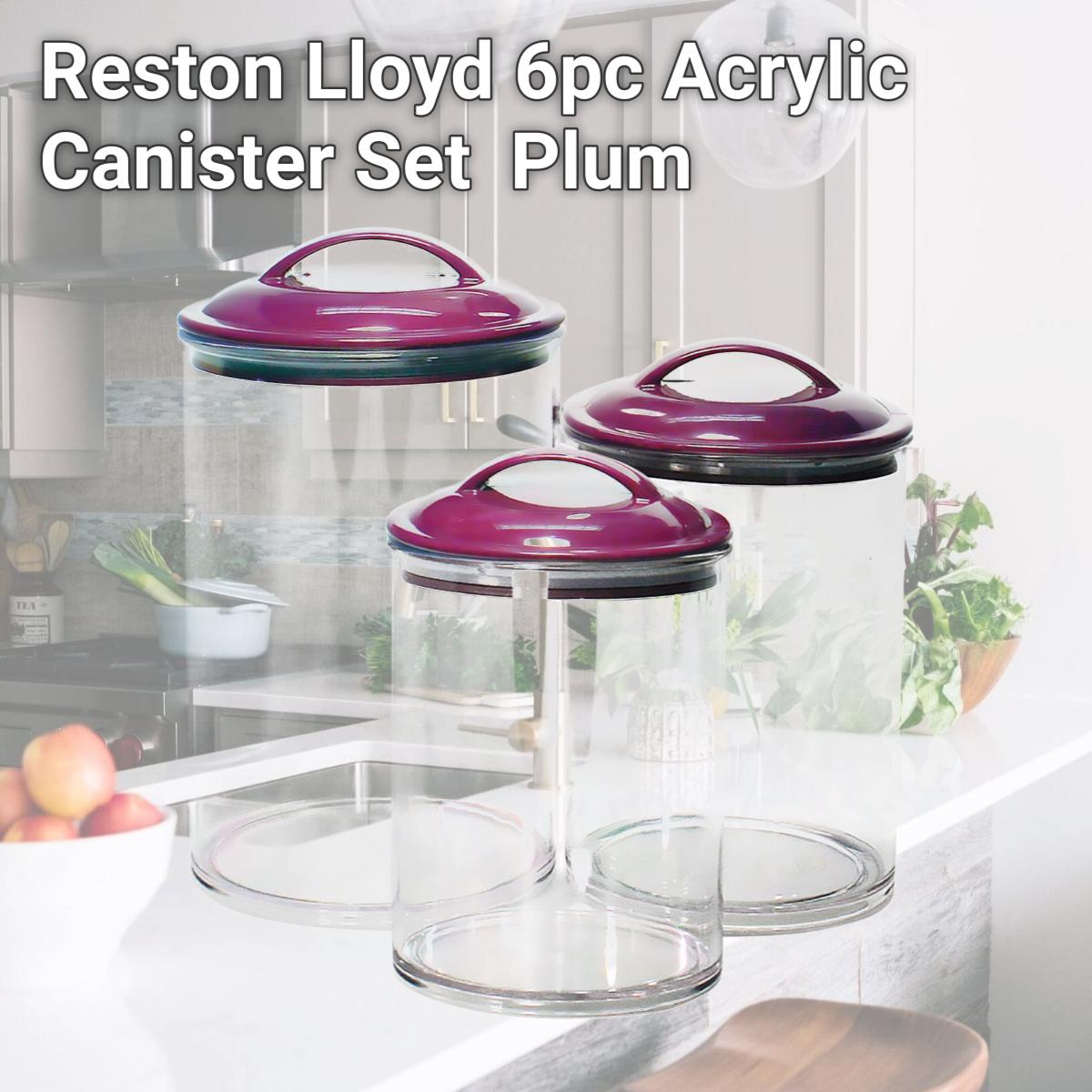 Picture of Calypso Basics by Reston Lloyd Acrylic Storage Canisters, Set of 3
