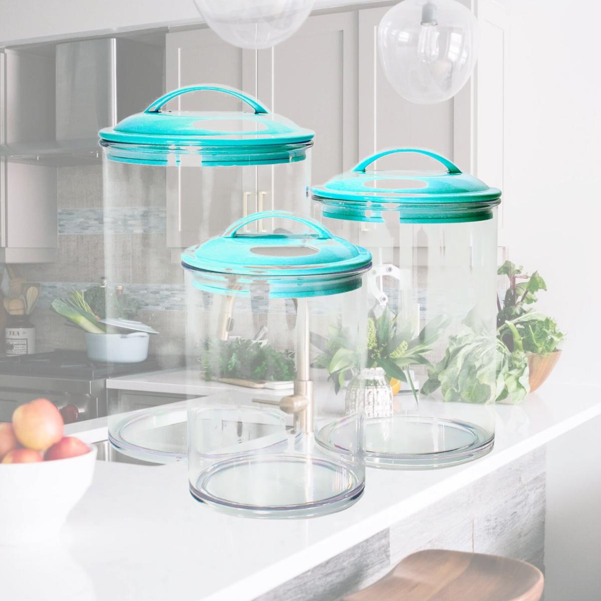Picture of Calypso Basics by Reston Lloyd Acrylic Storage Canisters, Set of 3
