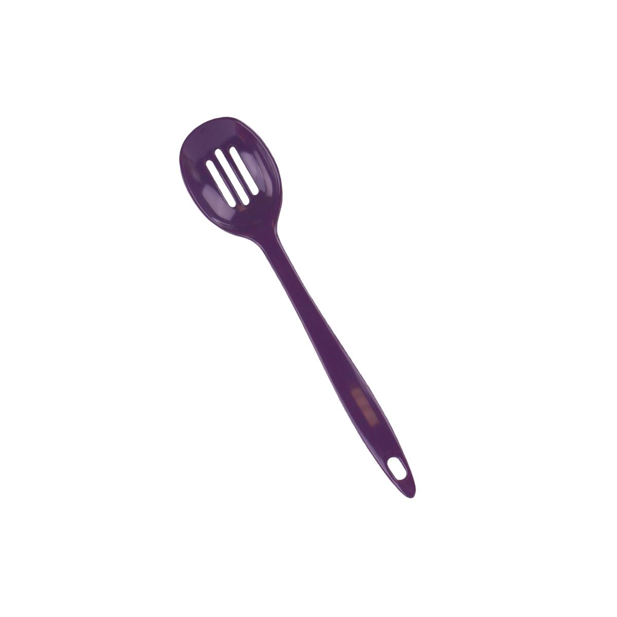 Picture of Reston Lloyd Melamine Slotted Spoon - Plum