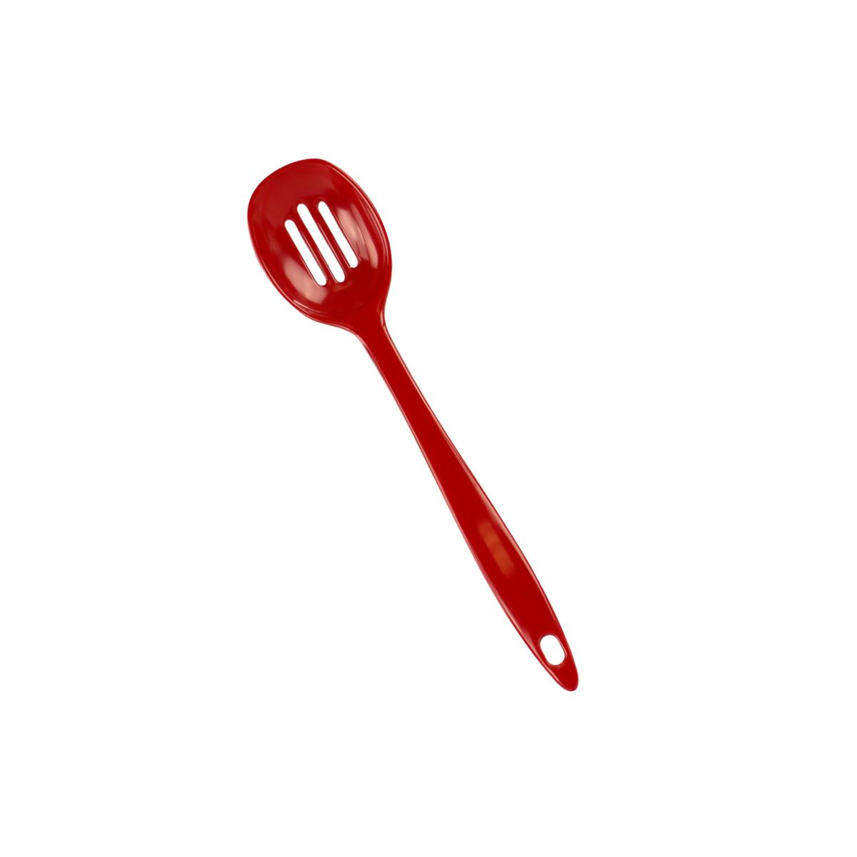 Picture of Reston Lloyd Melamine Slotted Spoon - Red