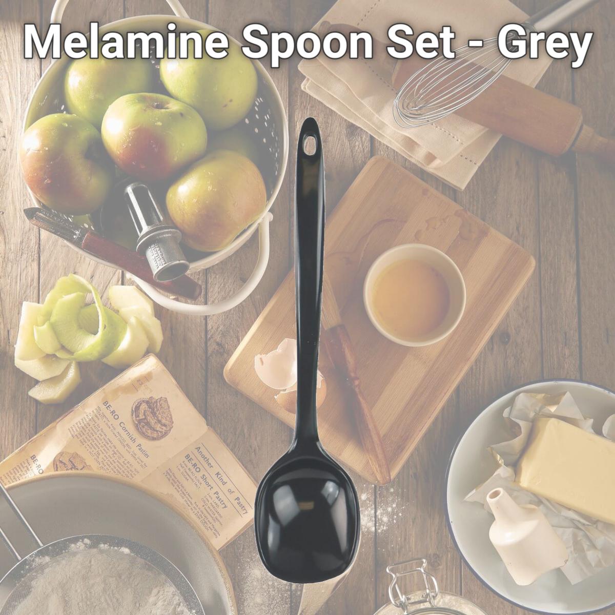 Picture of Reston Lloyd Melamine Spoon Set - Grey