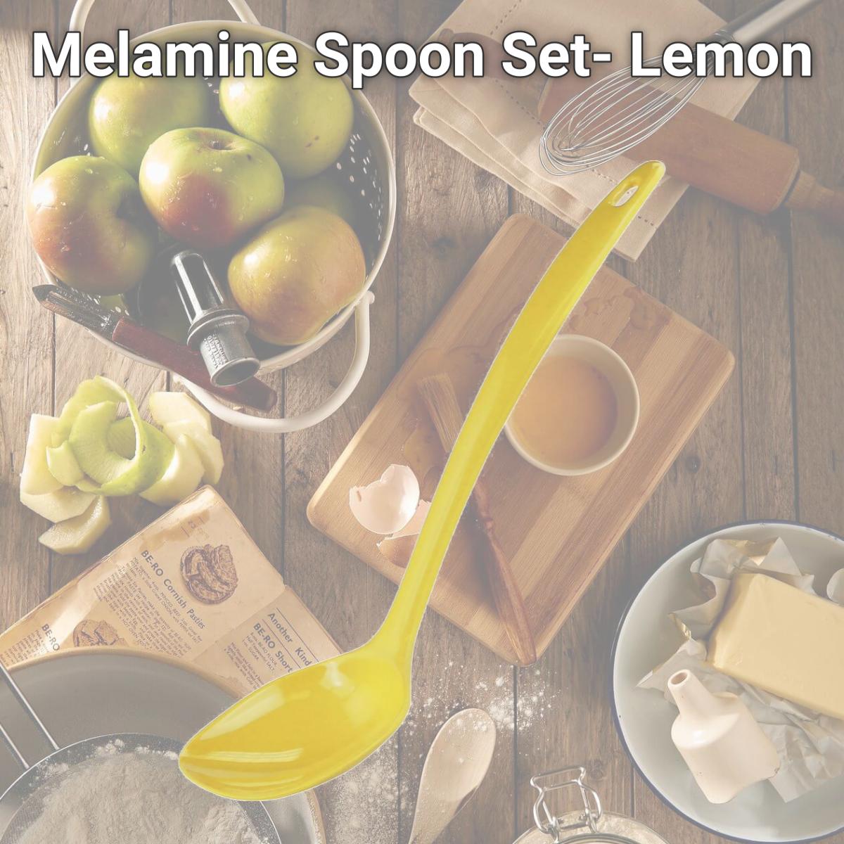 Picture of Reston Lloyd Melamine Spoon Set- Lemon