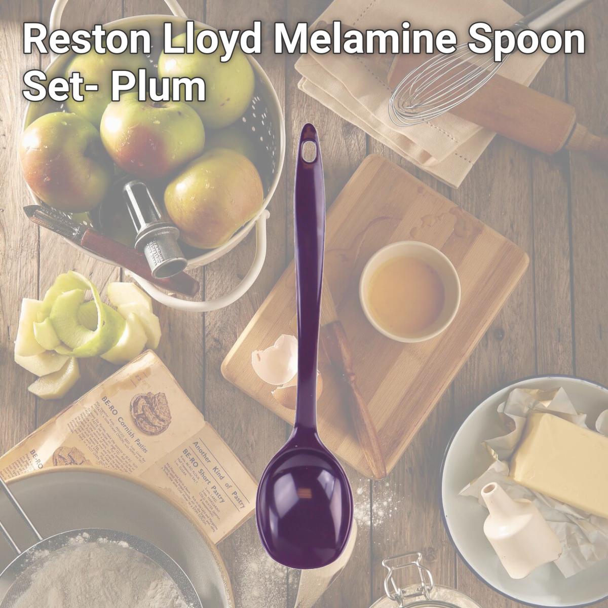 Picture of Reston Lloyd Melamine Spoon Set- Plum