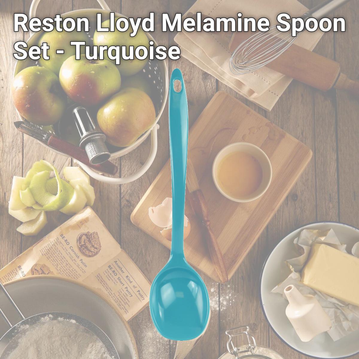 Picture of Reston Lloyd Melamine Spoon Set - Turquoise