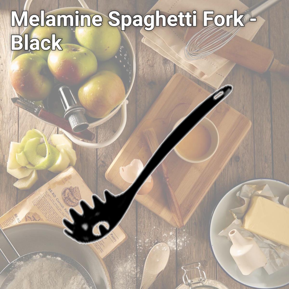Picture of Reston Lloyd Melamine Spaghetti Fork - Black