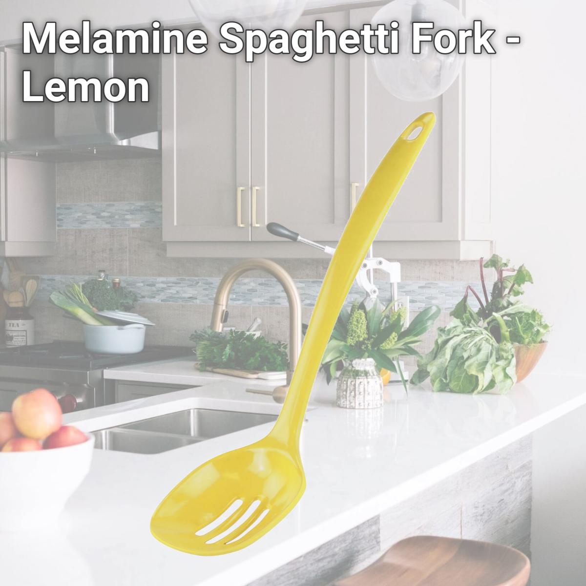 Picture of Reston Lloyd Melamine Spaghetti Fork - Lemon
