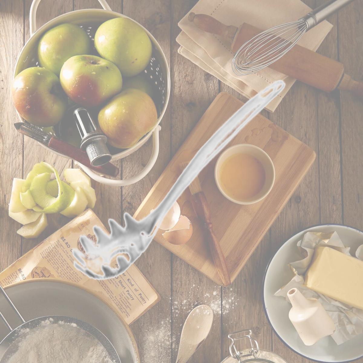 Picture of Reston Lloyd Melamine Spaghetti Fork - White