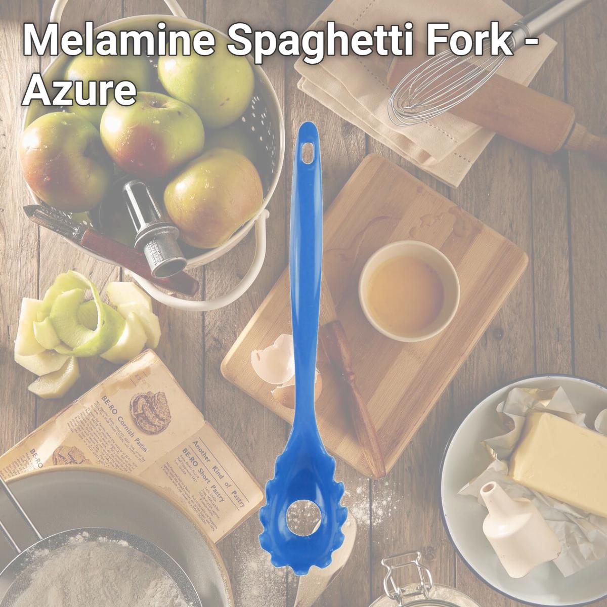 Picture of Reston Lloyd Melamine Spaghetti Fork - Azure