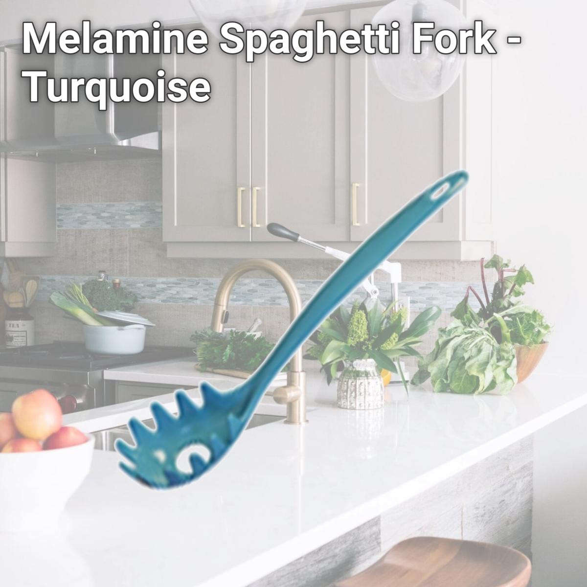 Picture of Reston Lloyd Melamine Spaghetti Fork - Turquoise