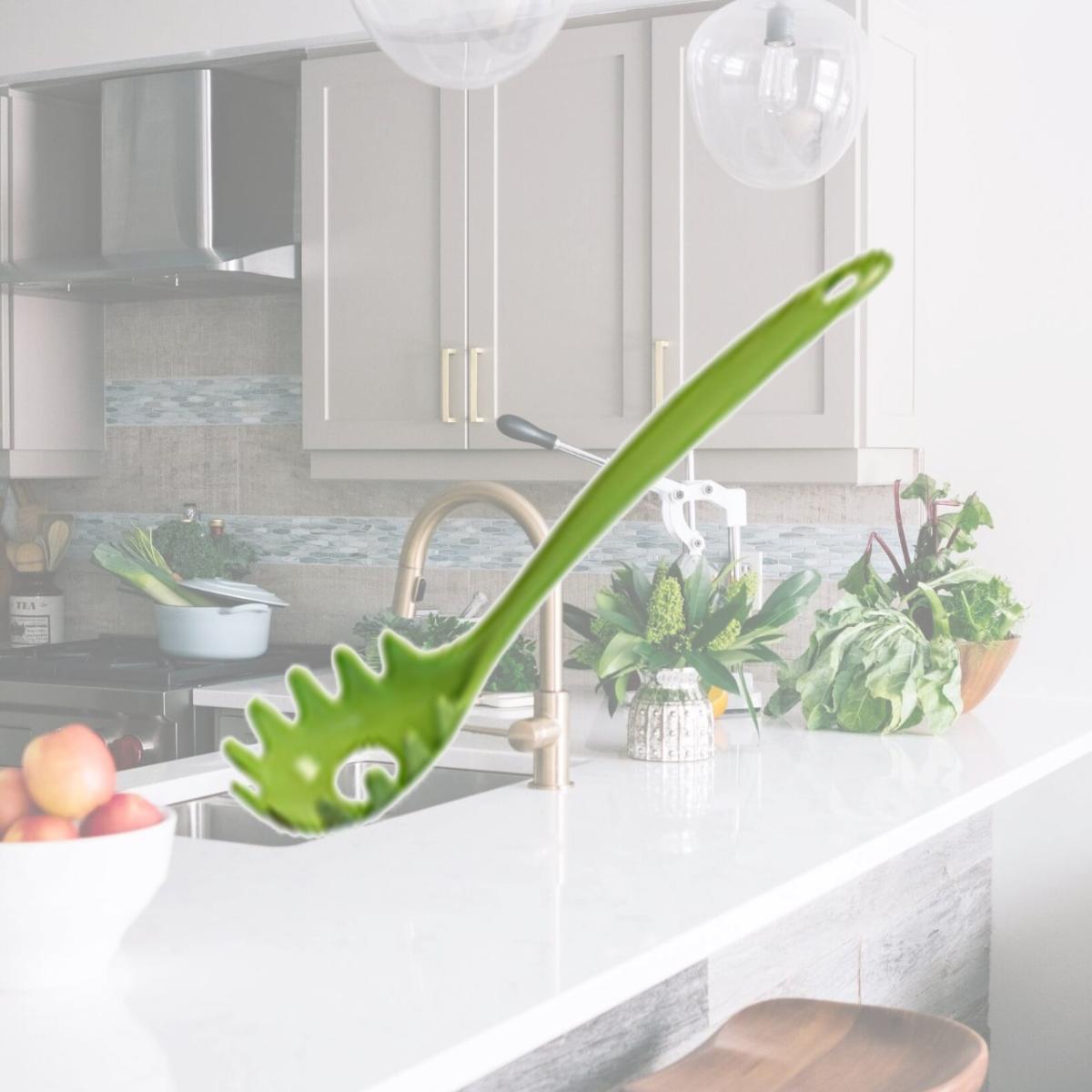 Picture of Reston Lloyd Melamine Spaghetti Fork - Lime