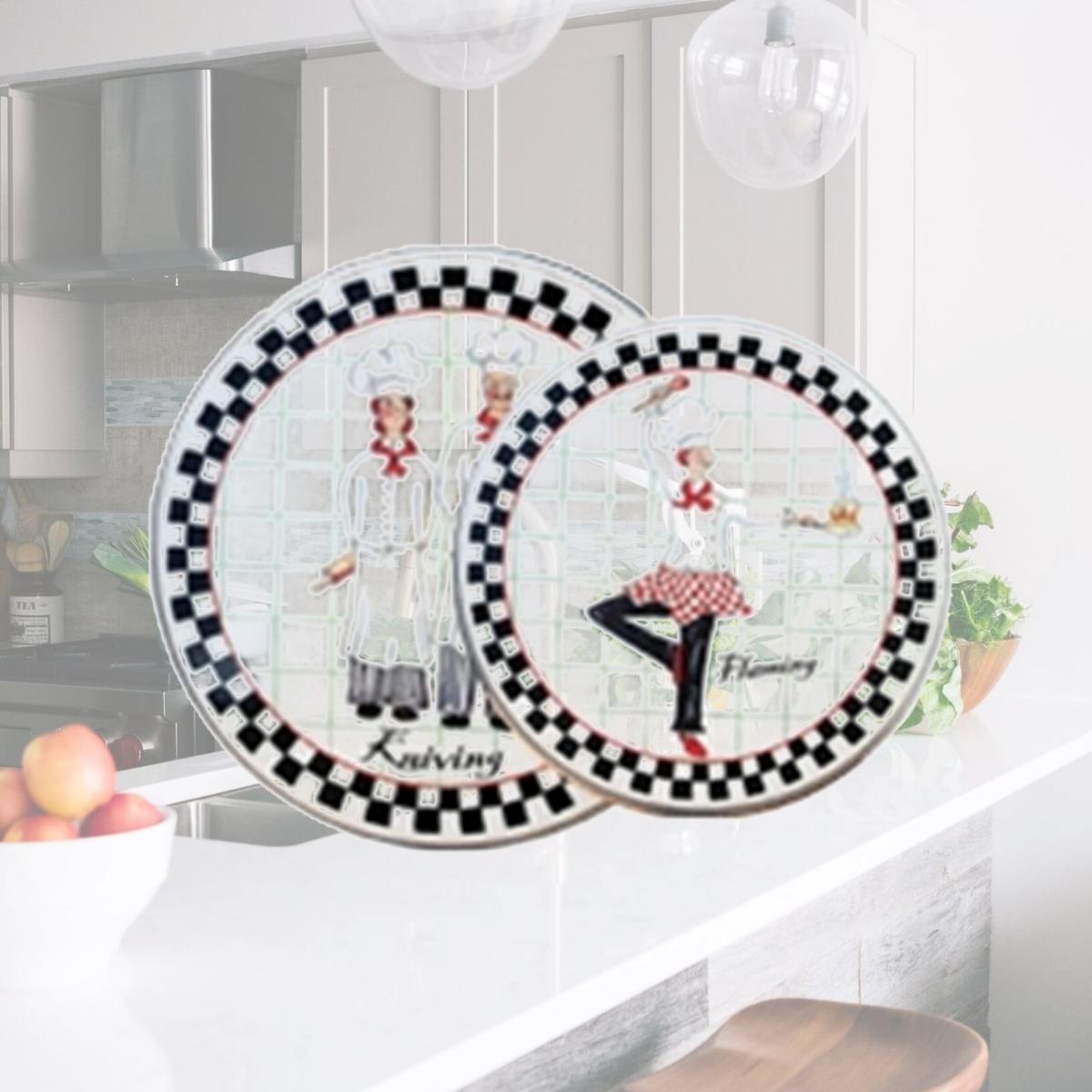 Picture of Reston Lloyd 4-412-W Electric Tin Burner Cover Set 4  Night Shift 