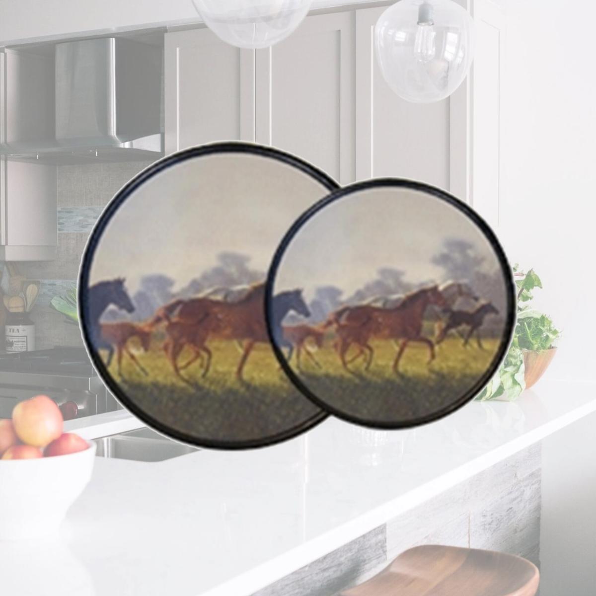Picture of Reston Lloyd Burner Covers for Electric Stovetop, Decorative Lightweight Tin Covers, Set of 4 Covers (2-8 inch &amp; 2-10 inch), Conceals Messy Drip Pans  - A Brand New Hope