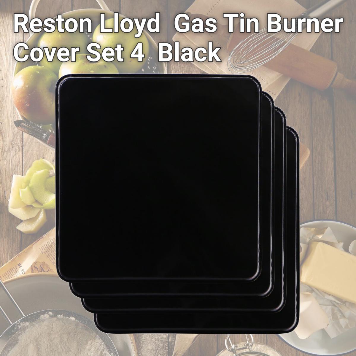 Picture of Reston Lloyd G-105-B Gas Tin Burner Cover Set 4  Black 