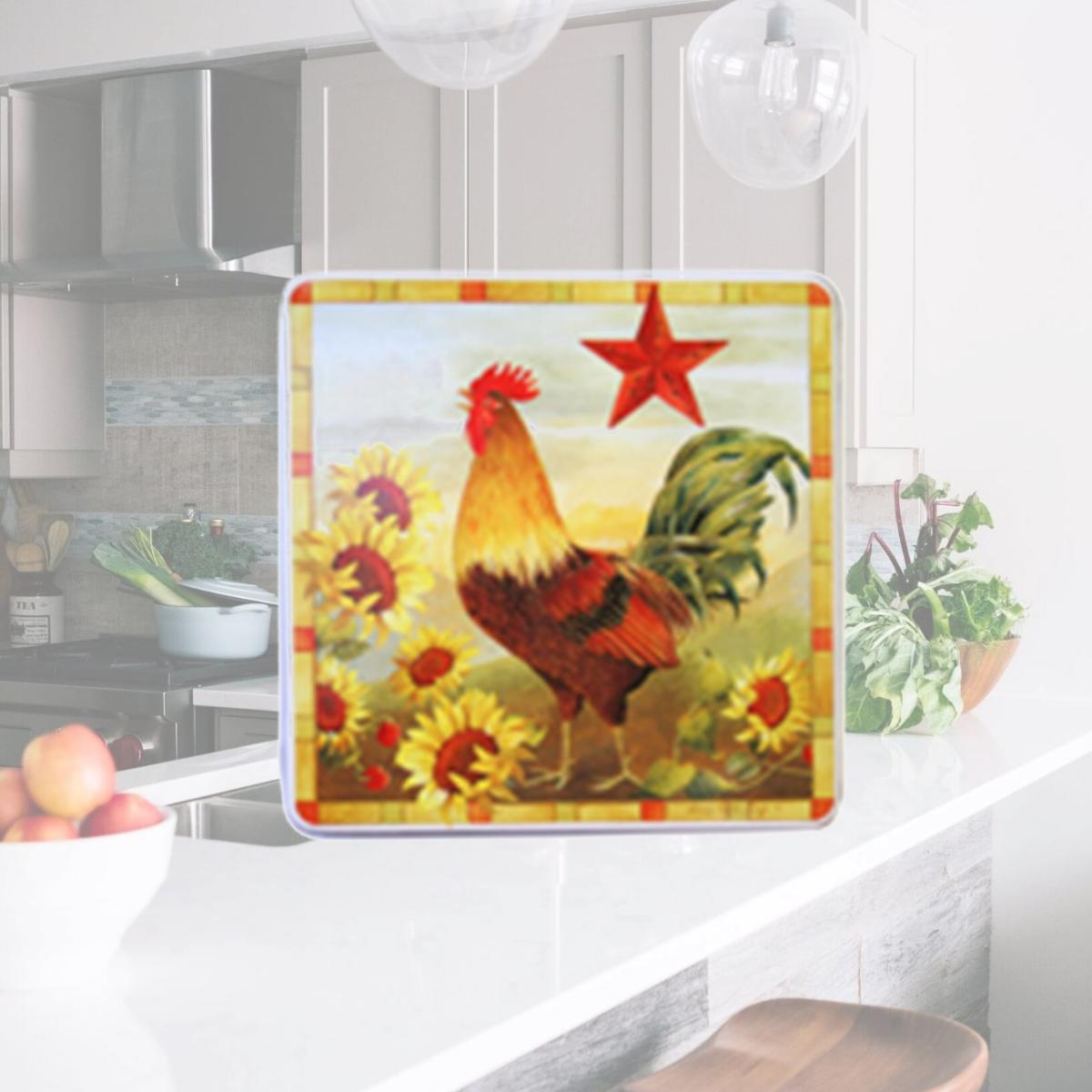 Picture of Reston Lloyd G-418-W Gas Tin Burner Cover Set 4  Morning Run 
