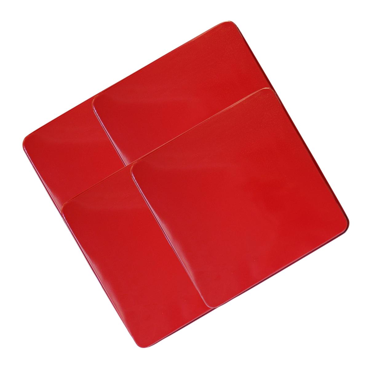 Picture of Reston Lloyd G-600-R Gas Tin Burner Cover Set 4  Red 