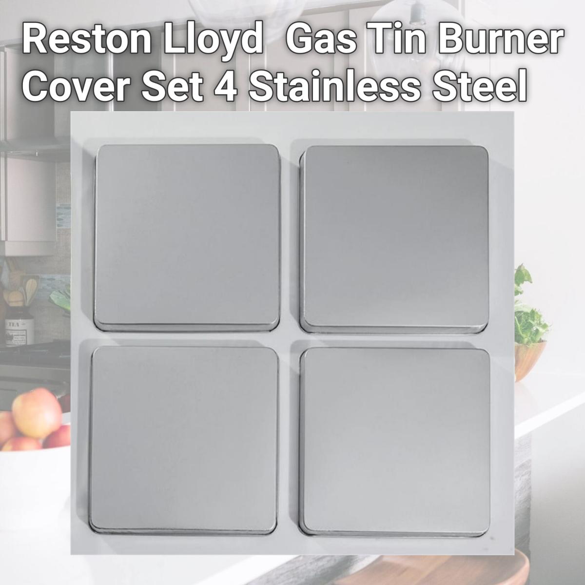 Picture of Reston Lloyd G-880-S Gas Tin Burner Cover Set 4 Stainless Steel 