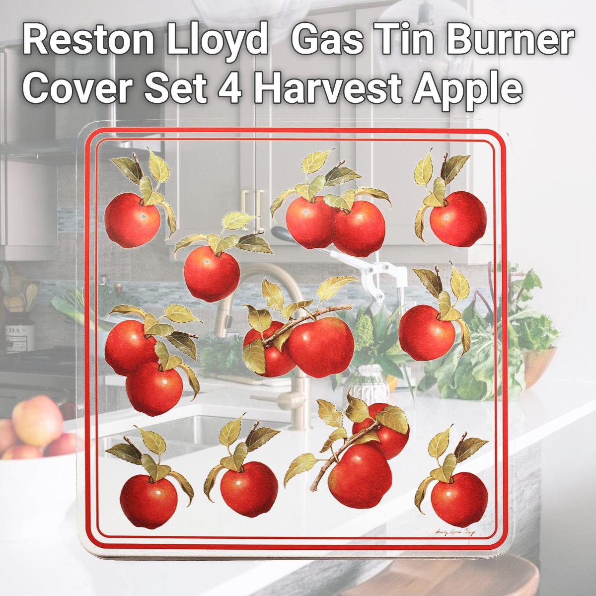 Picture of Reston Lloyd G-999-S Gas Tin Burner Cover Set 4 Harvest Apple 