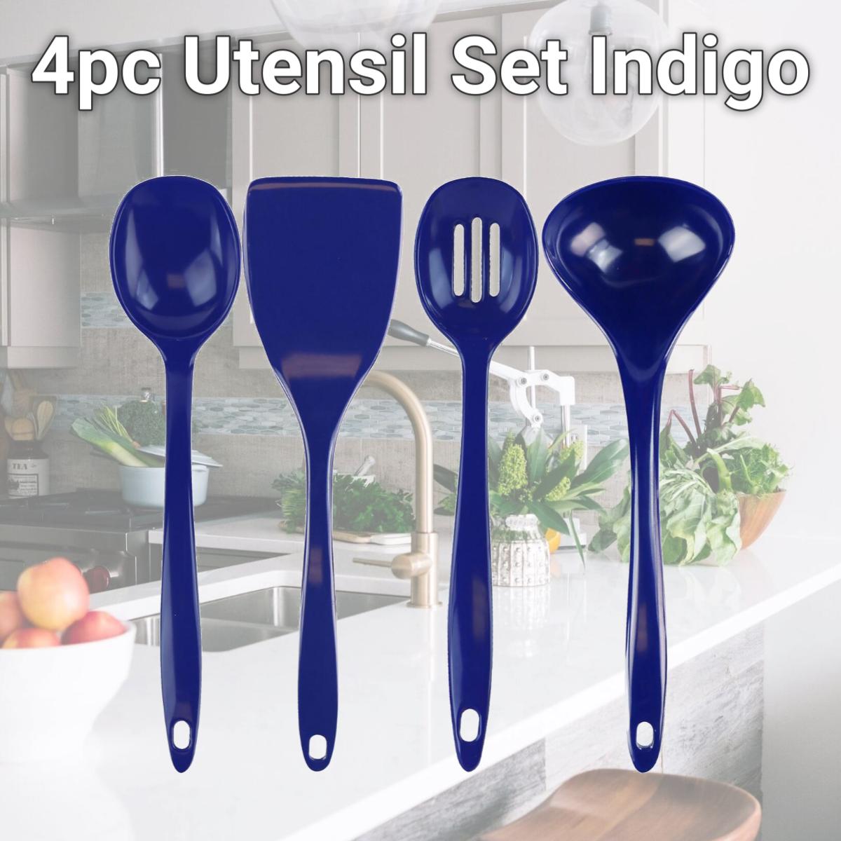 Picture of Reston Lloyd 4pc Utensil Set  Indigo