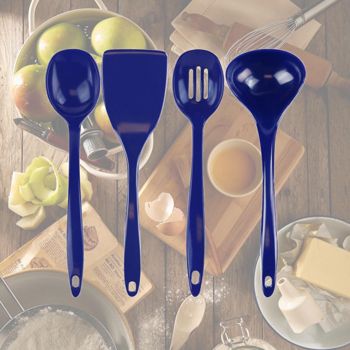 Picture of Reston Lloyd 4pc Utensil Set  Indigo
