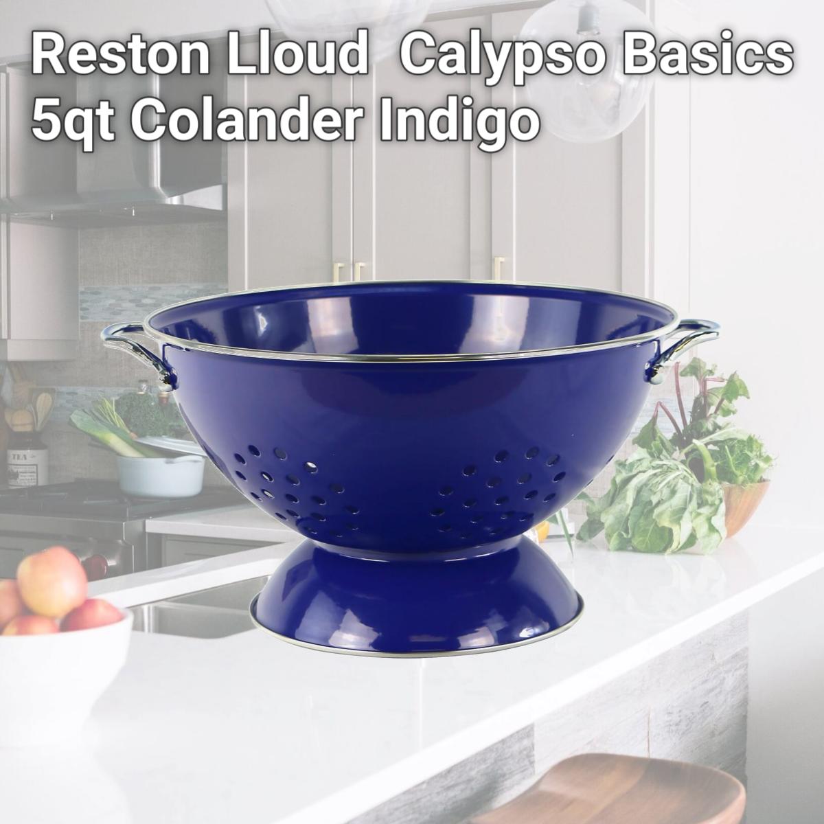Picture of Reston Lloud 88705 Calypso Basics 5qt Colander  Indigo 