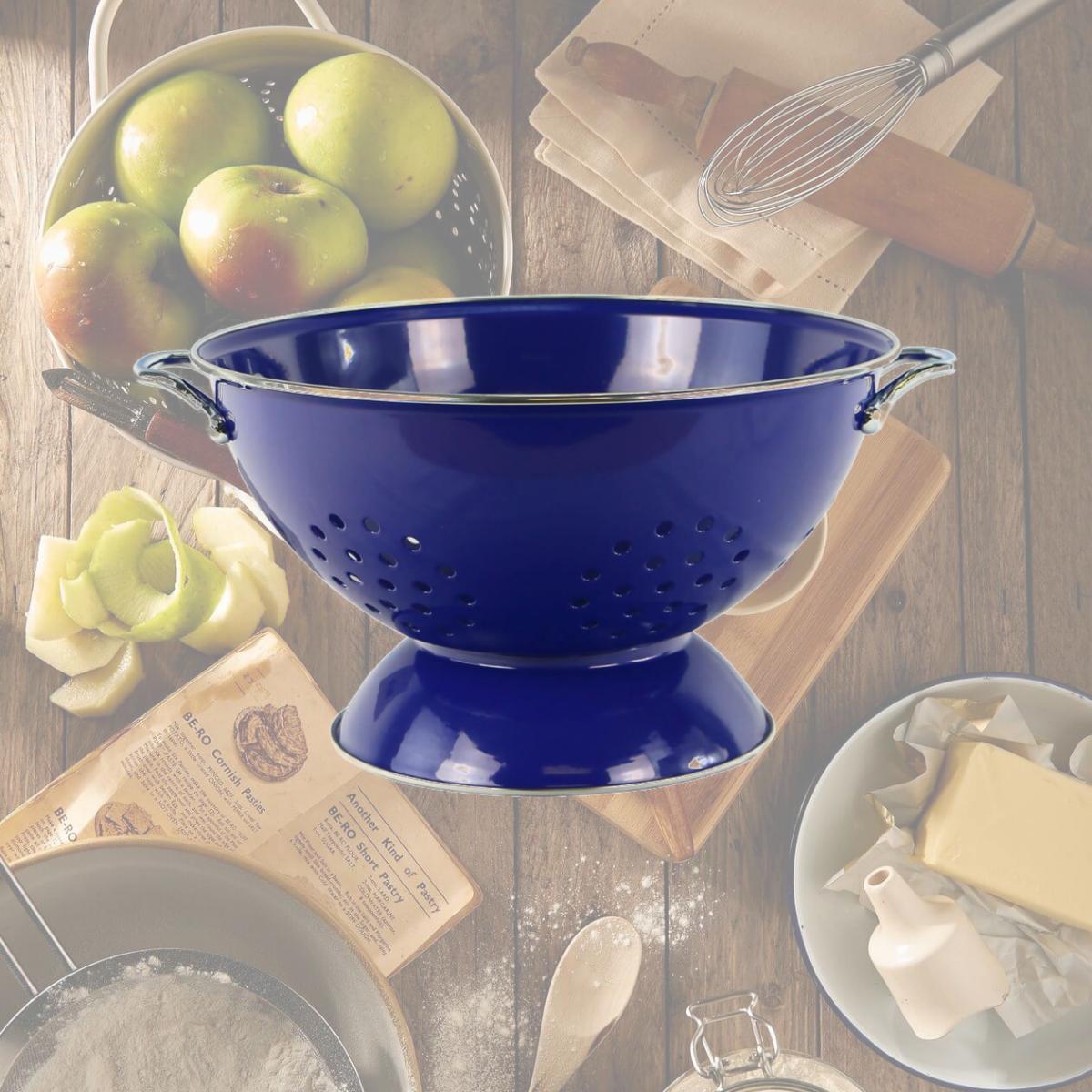 Picture of Reston Lloud 88705 Calypso Basics 5qt Colander  Indigo 