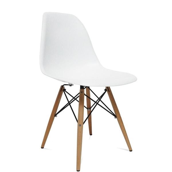 Al10048 Paris Woodleg Side Chair, White - 32 X 18 X 19 In.