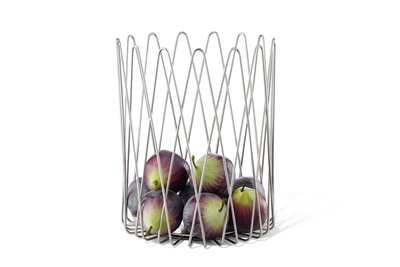 30655 7.87 In. Bivo Stainless Steel Fruit Basket