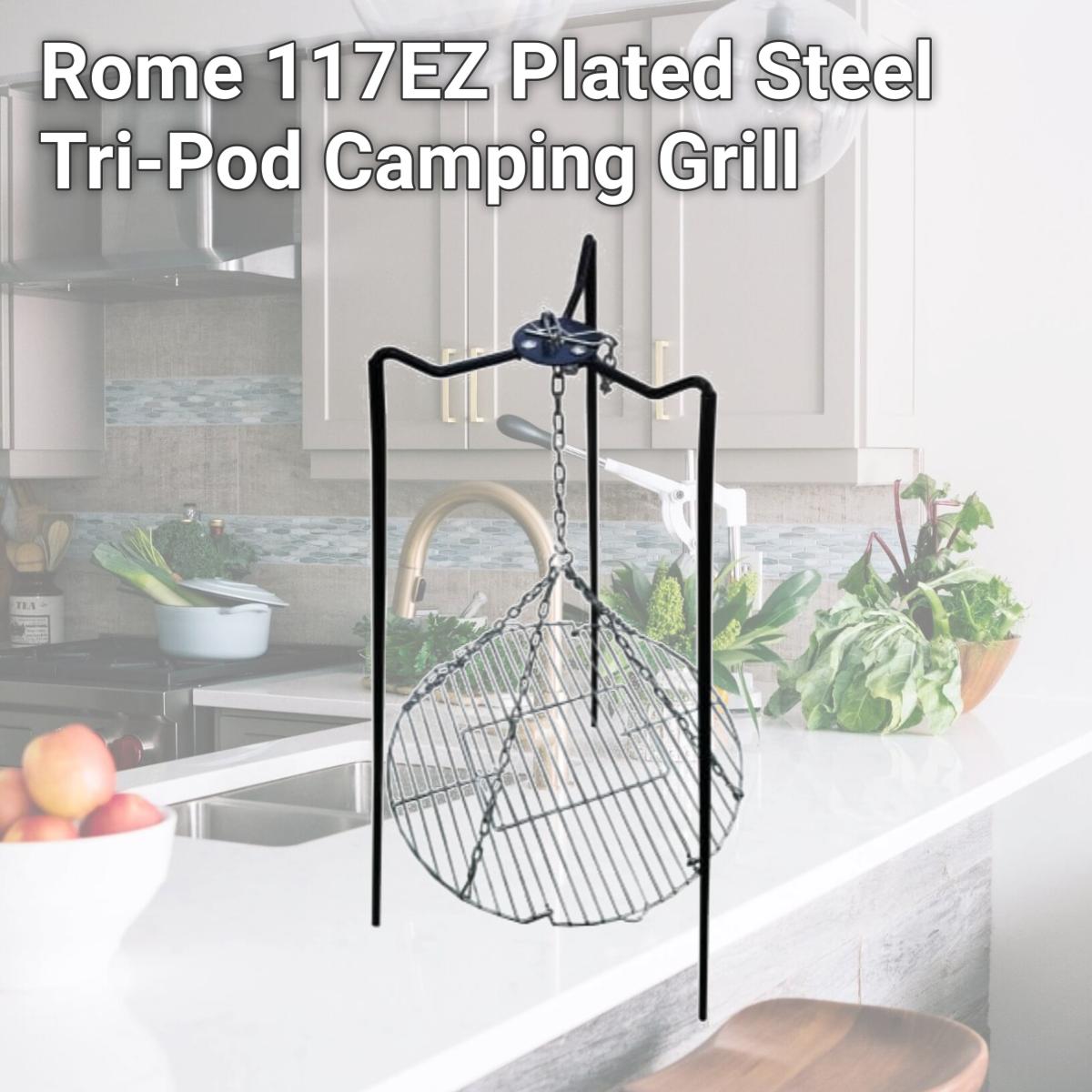Picture of Rome 117EZ Plated Steel Tri-Pod Camping Grill