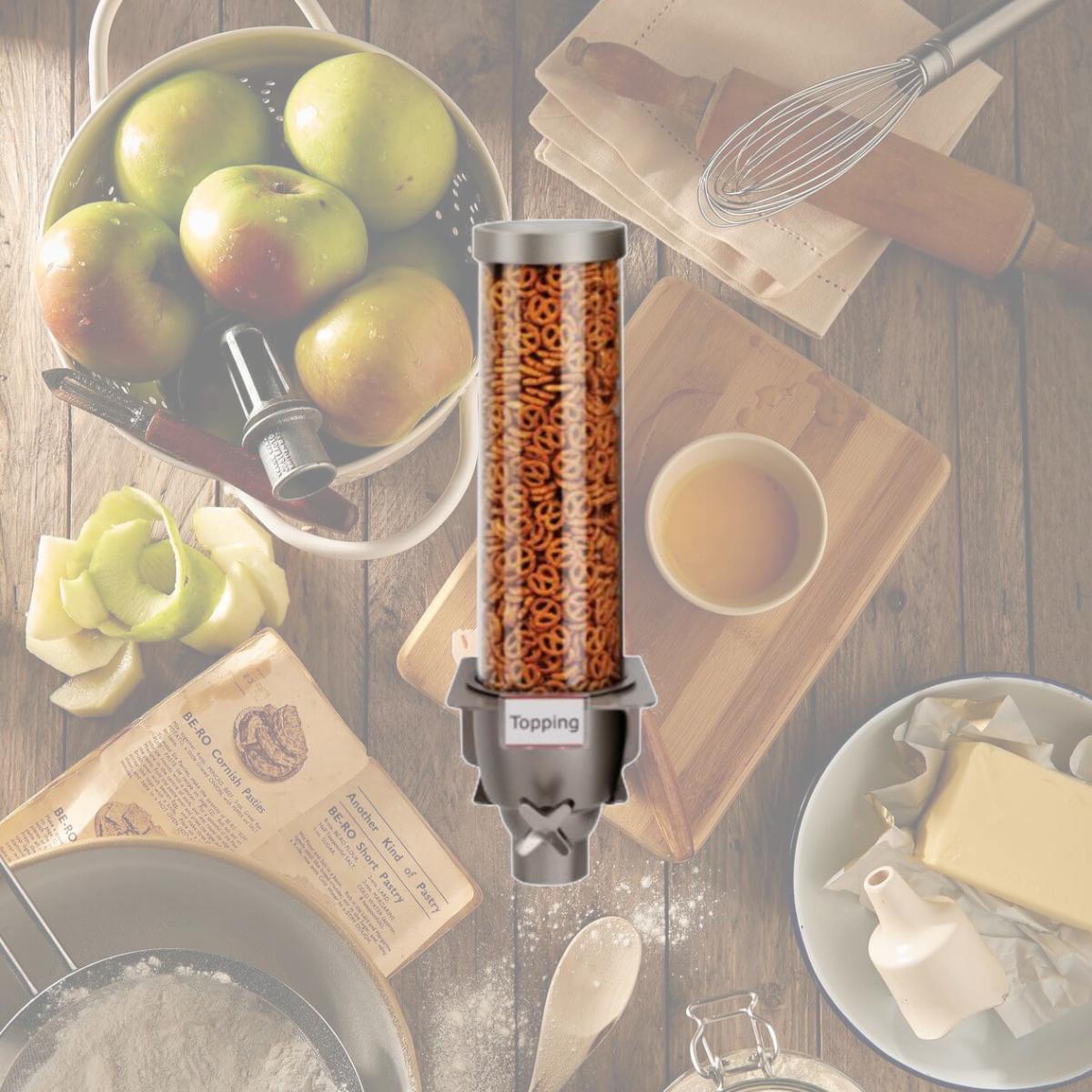 Picture of Rosseto EZ523 Single Container Ice Cream Topping Candy Wall Mount Dispenser - 1.3 Gallon