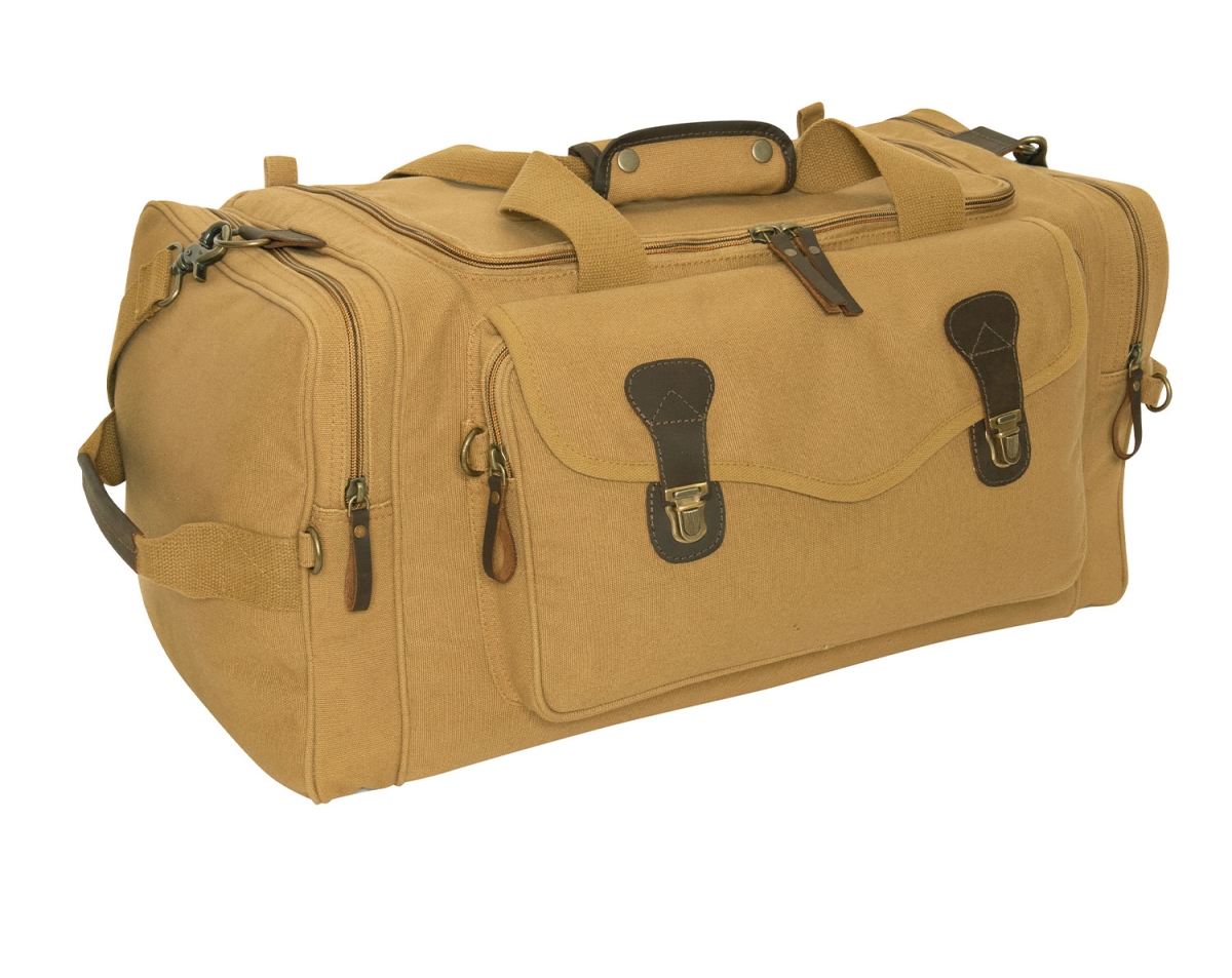 UPC 613902968707 product image for 18984 Canvas Long Weekend Bag, Coyote Brown | upcitemdb.com