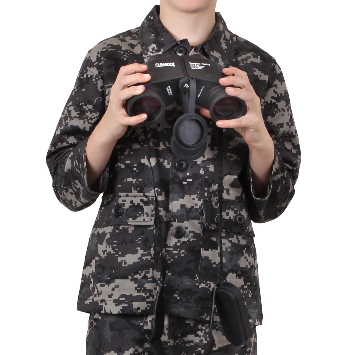 12428 Men Kids Camo Battle Dress Uniform Shirt, Subdued Urban Digital Camo - Extra Small