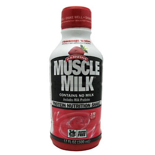 Cytosport 400627 17 Oz Muscle Milk Ready-to-drink Straw - 12 Count