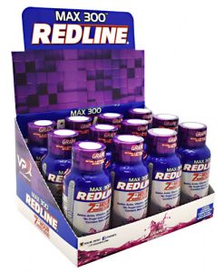 Vpx 840332 2.5 Oz Red Line Power Rush Max300, Grape - Case Of 24