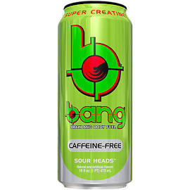 Vpx 840376 16 Oz Bang Rtd Caffeine-free Sour Heads - Case Of 12