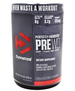 2060638 Pre Workout Supplement, Chilled Fruit Fusion Tub - 20 Servings