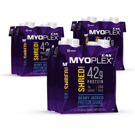 UPC 791083667647 product image for EAS 040736 Myoplex Shred Protein Shake Berry - Pack of 4 | upcitemdb.com