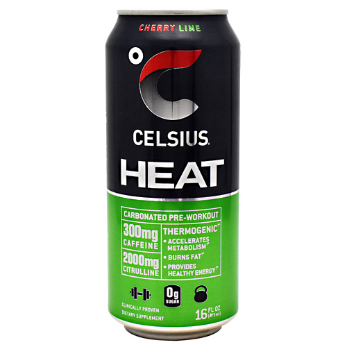 5640031 16 Fl Oz Heat Calorie Reducing Drink, Cherry Lime - 12 Per Box