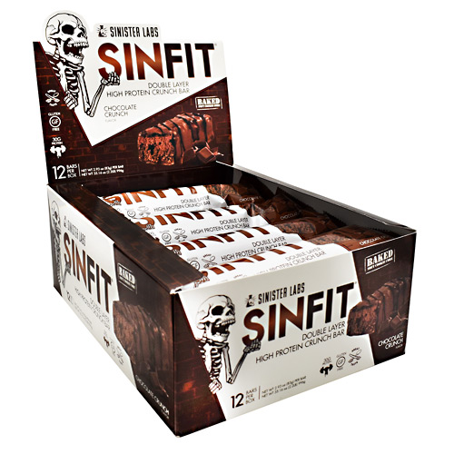 9480023 Sinfit Bar, Chocolate Crunch - 12 Per Box