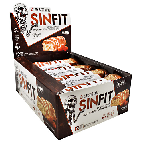 9480022 Sinfit Bar, Caramel Crunch - 12 Per Box