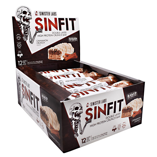9480021 Sinfit Bar, Cinnamon Crunch - 12 Per Box