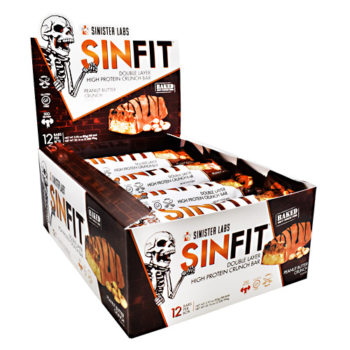 9480020 Sinfit Bar, Peanut Butter Crunch - 12 Per Box