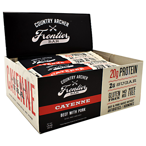 UPC 854837006052 product image for Country Archer 9390009 Frontier Bar Cayenne Beef - 12 Per Box | upcitemdb.com