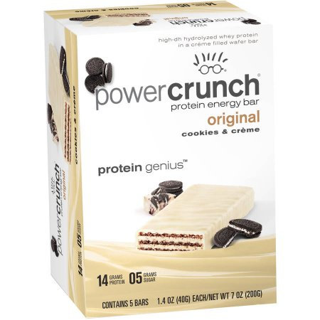 2860050 Power Crunch Protein Energy Bar, Cookies & Creme - Box Of 5 Bars