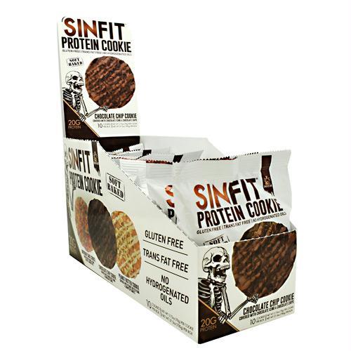 9480030 2.75 Oz Sinfit Cookie, Chocolate Chip Cookie - 10 Per Box